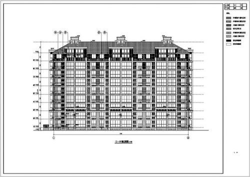 某地区某小区9层楼住宅建筑设计施工图